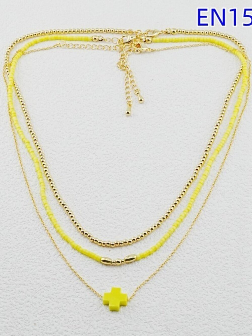 Enewton Colorful Cross Necklace